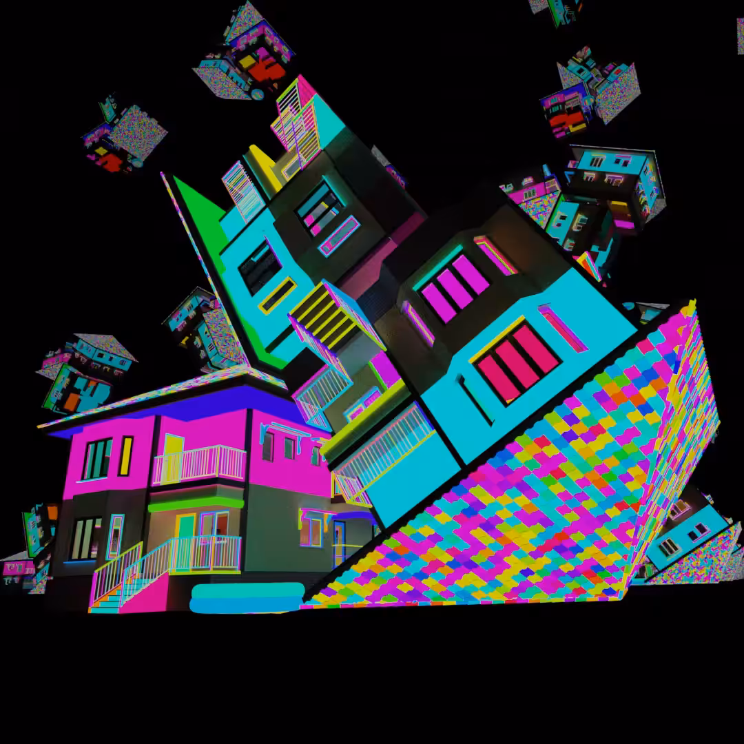 Chaotic Colors Collection #2 "Houses"