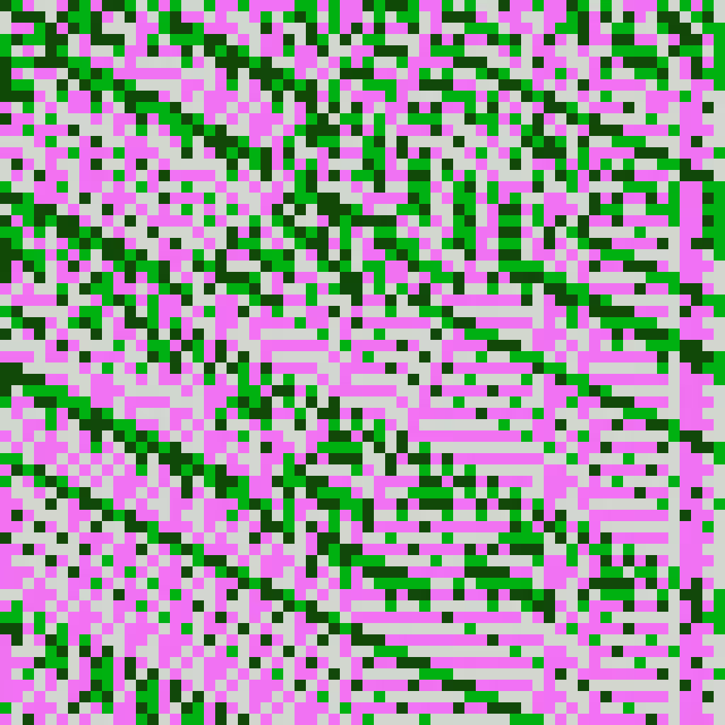 Blending Neighbors Cellular Automata #27