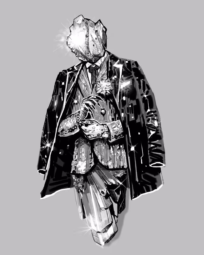 Crystal in Suit