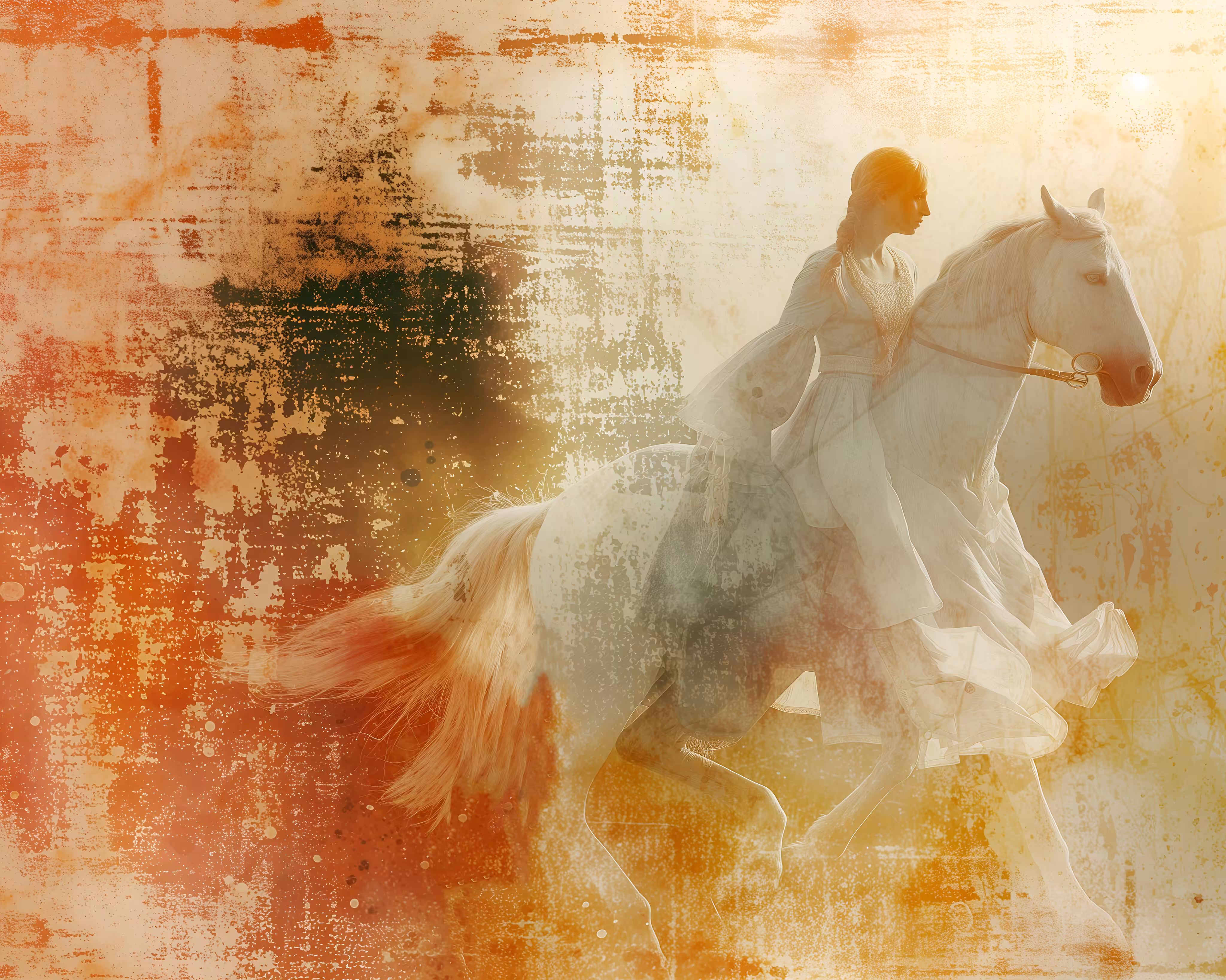 With the wind