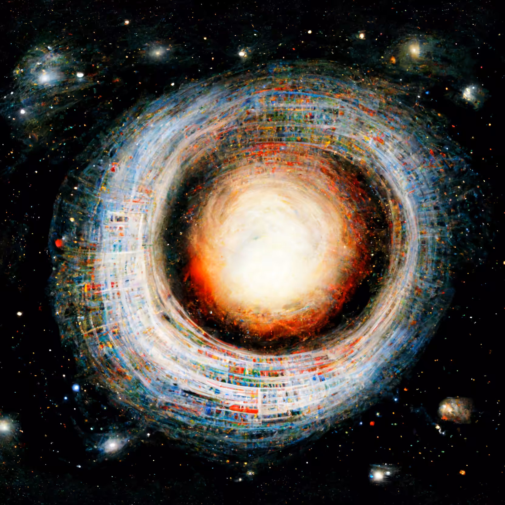 Trowing useless information at the universe