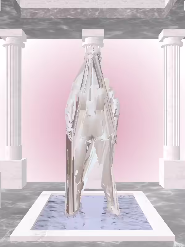 HeavenComputer: The Indifferent Matte Ivory Woman #1114