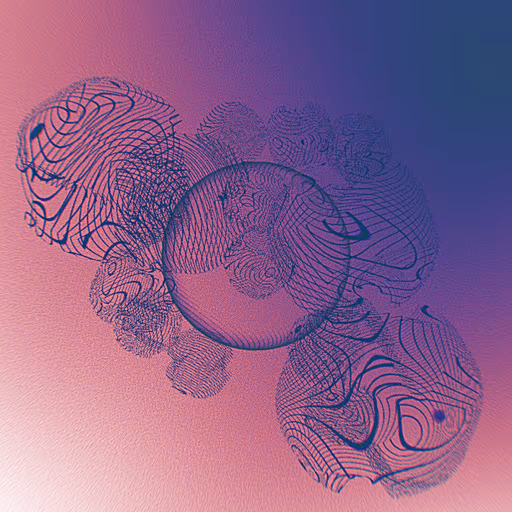 Moiré Meditation #24