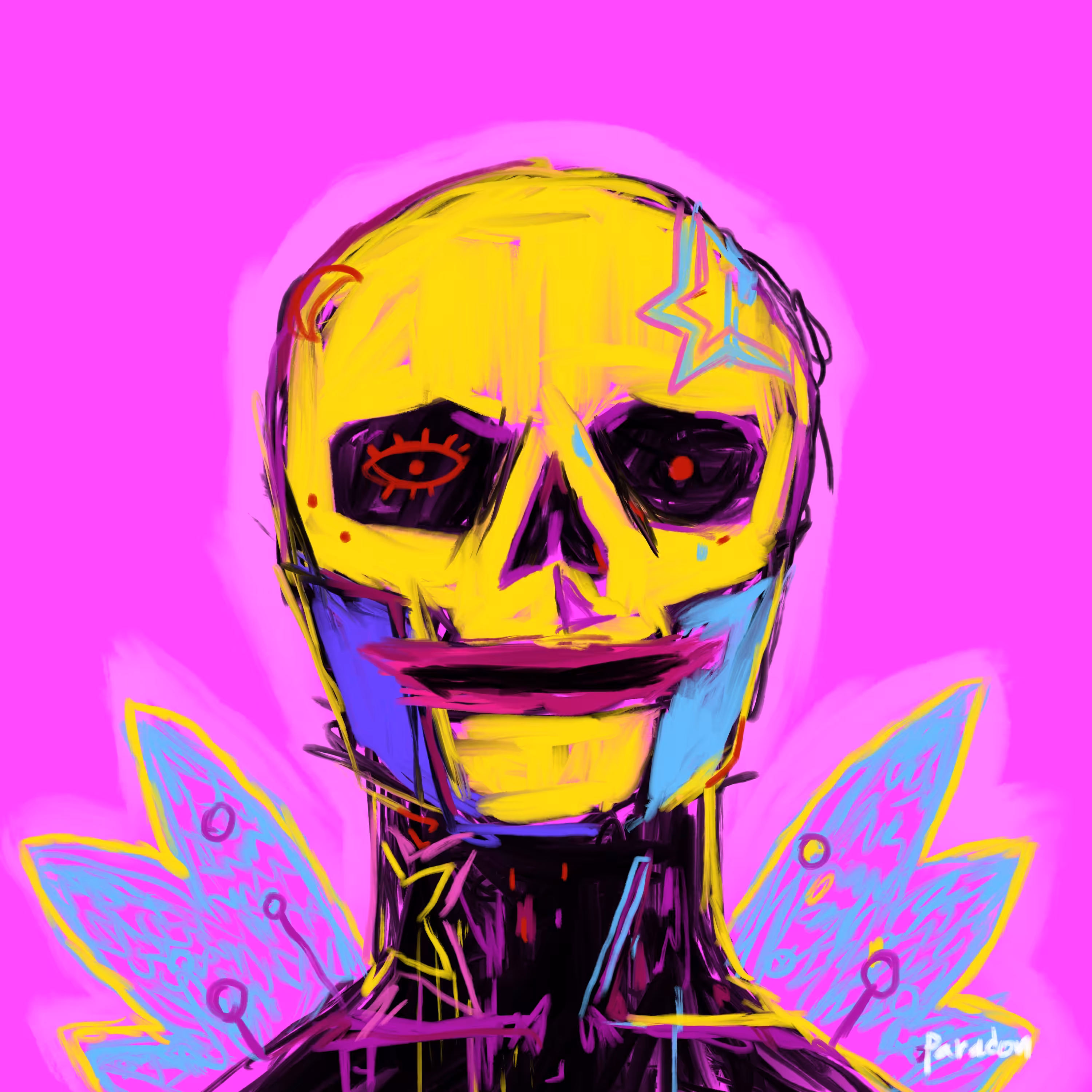 Skull With Wings