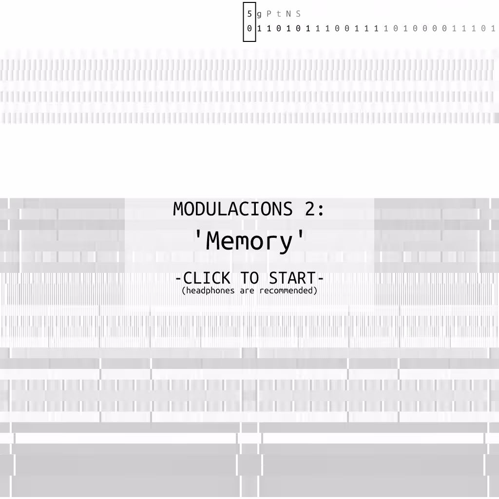 Modulacions 2: 'Memory' (audio) #16