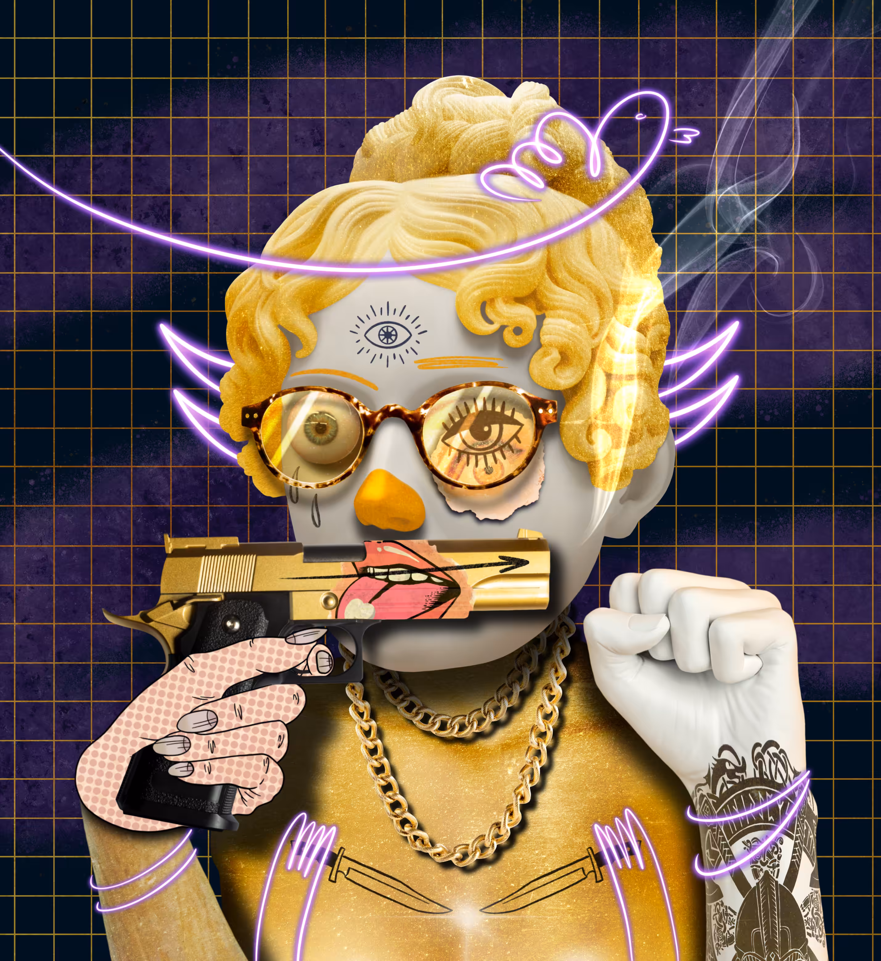 HUMANOID serial 4 #104 Gold