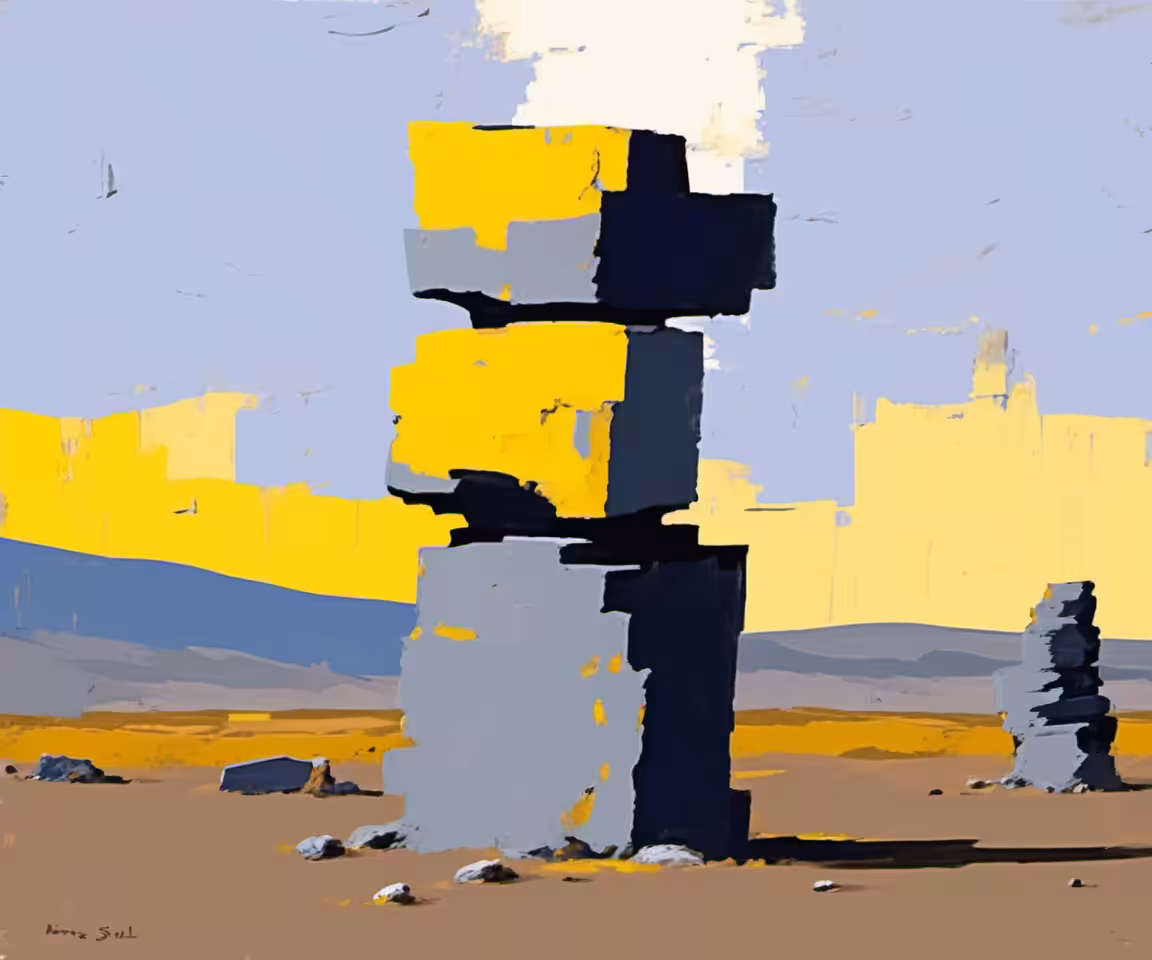 Painted Slabs #72
