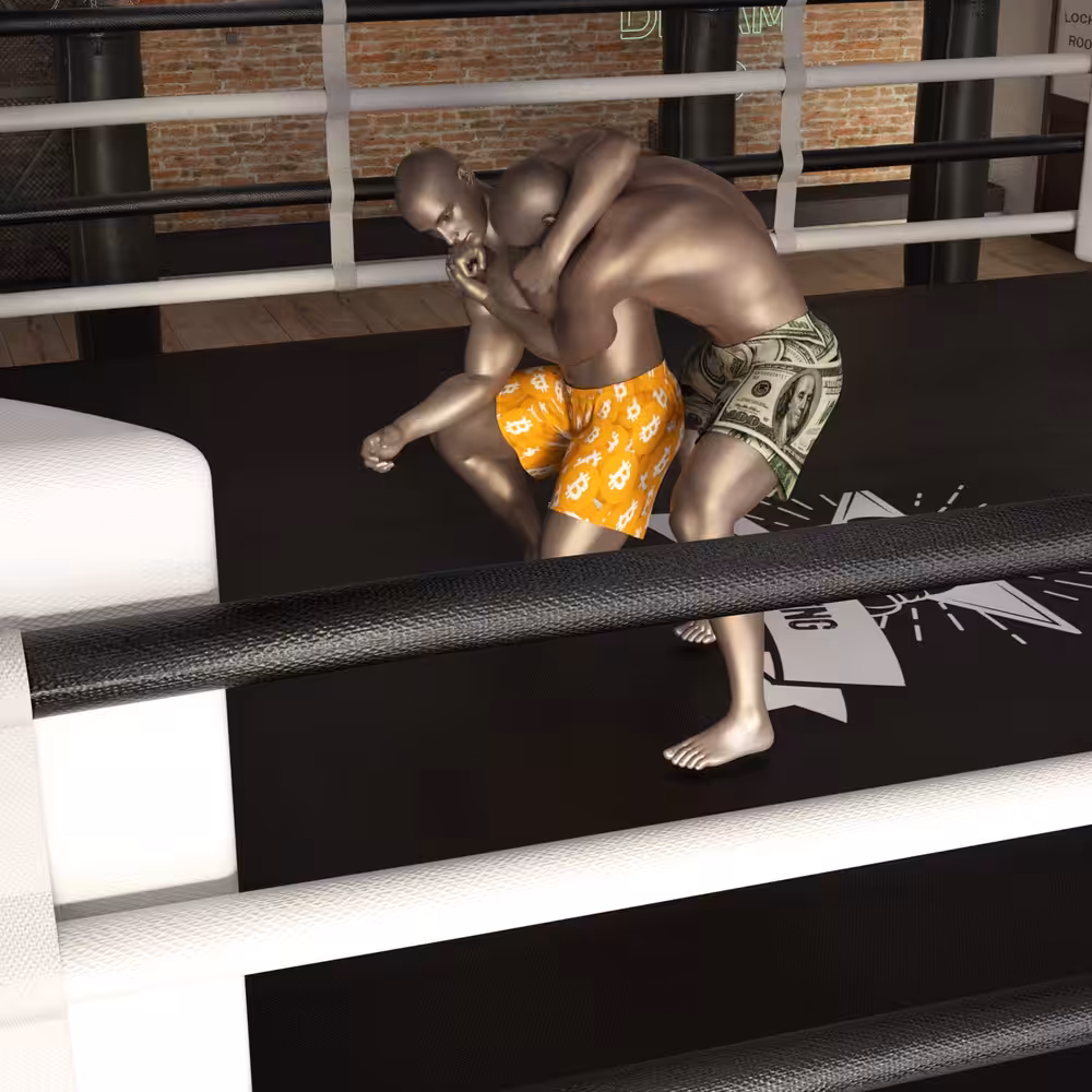 Crypto Fight Club. BTC vs USD