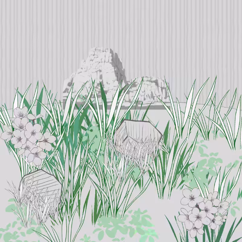Wild Grass and Rubble #88
