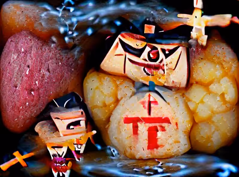 Abraham's First Works: The two tater tot detectives throw holy water on the vampire tribal