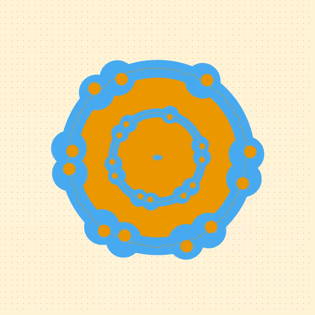 Circles on a dotted Grid #8