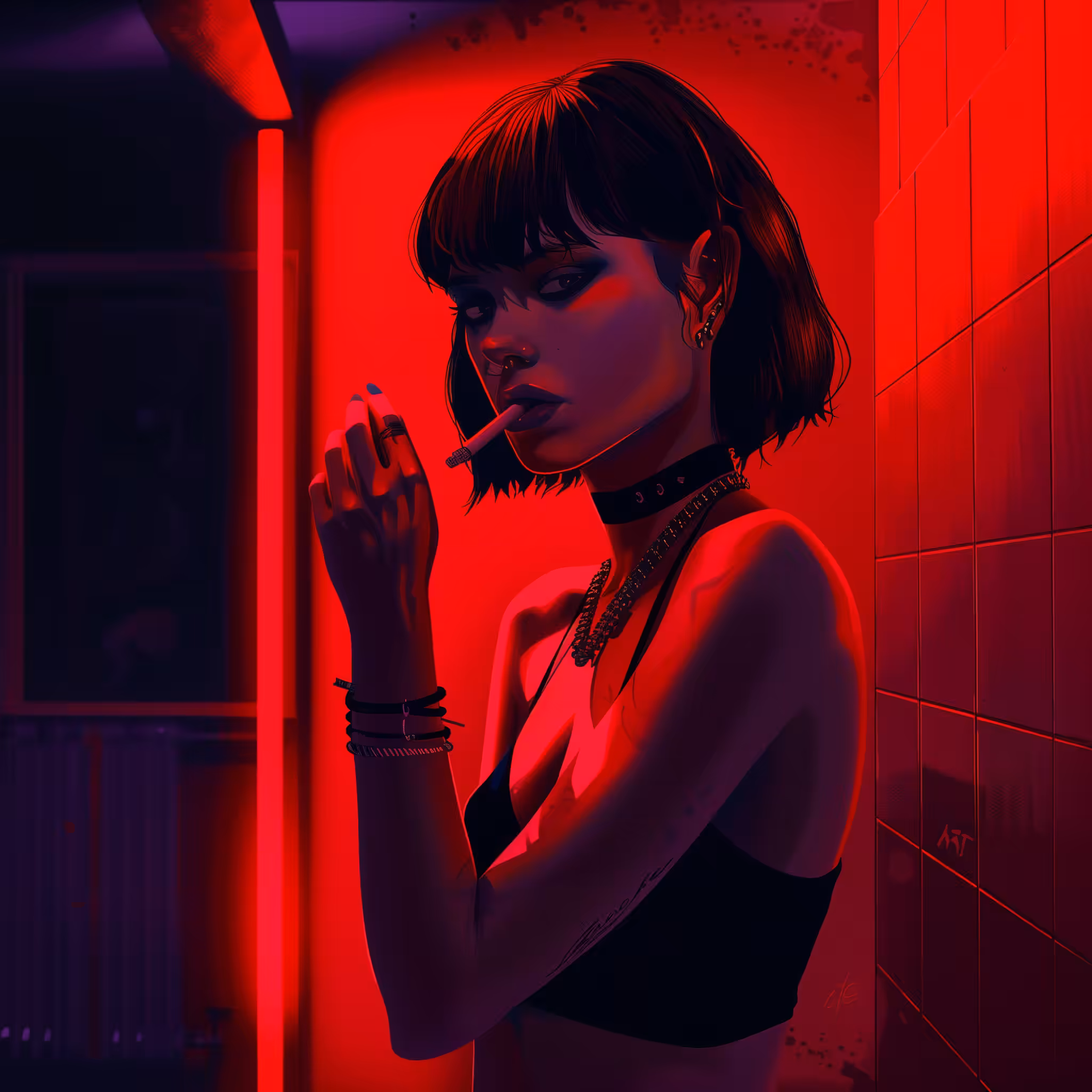 Smoking Red