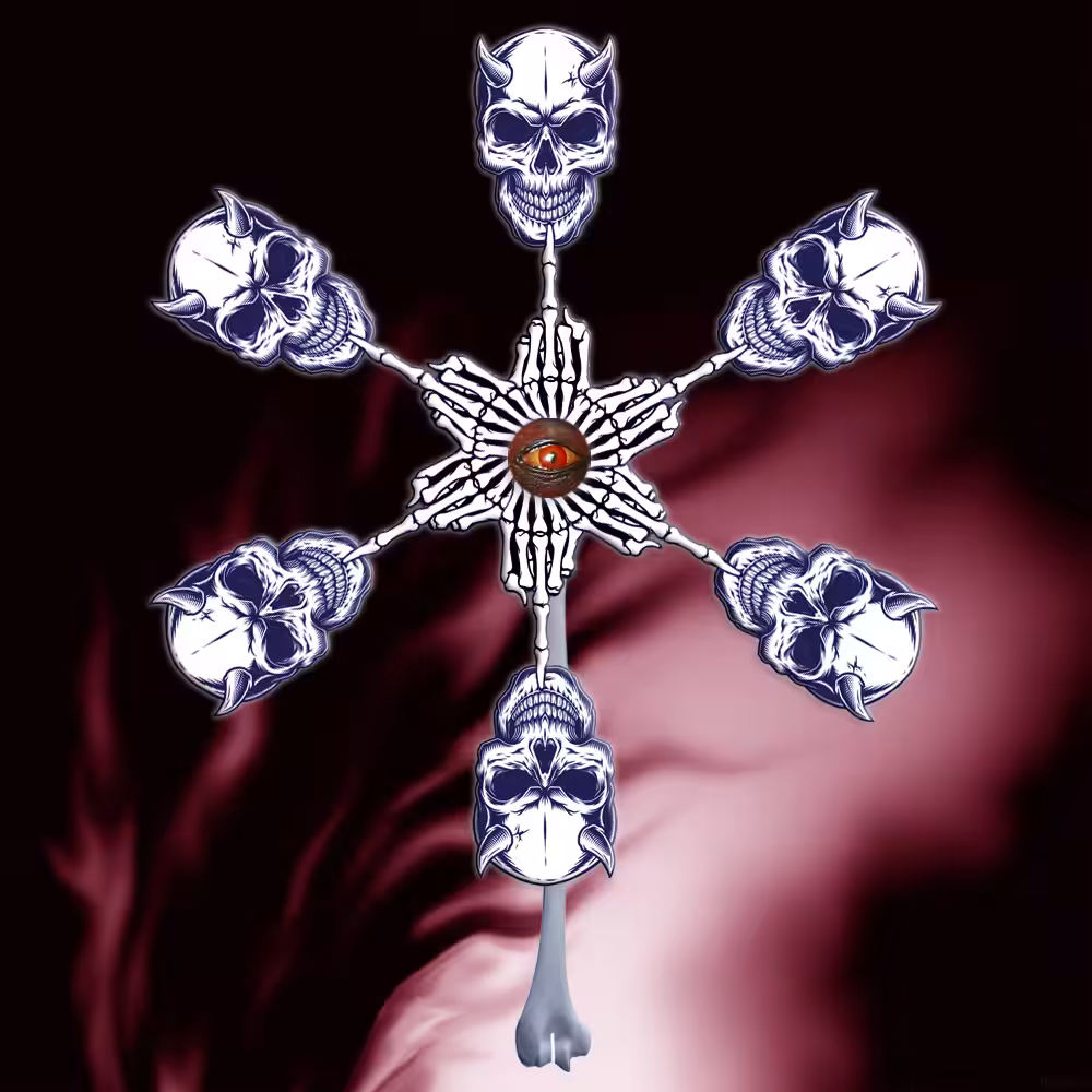 Pinwheel #148  Skull-wheel for Halloween Collab with @whale_cx