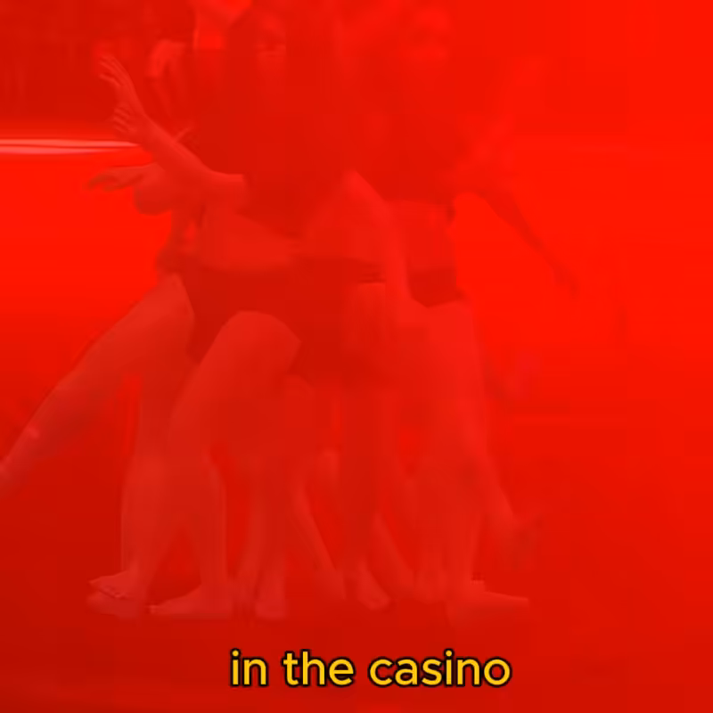 There is also dancing (in the casino)