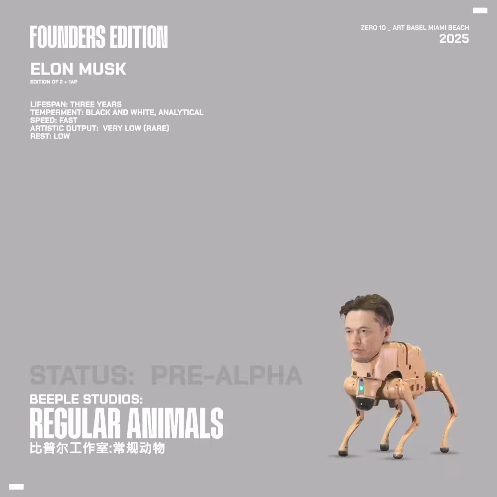 REGULAR ANIMALS: REGULAR ANIMAL _ ELON_AP