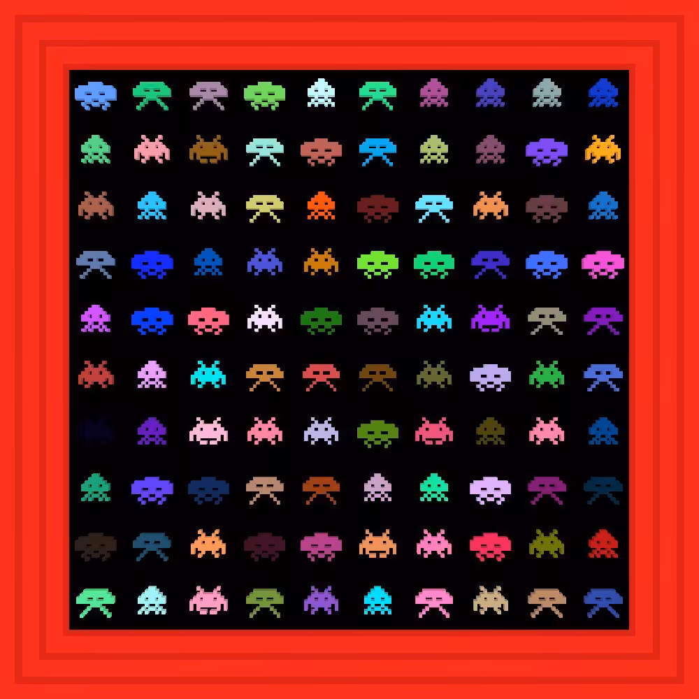 What!? No gravy! :: Procedural Symbols (👾) #403/1000