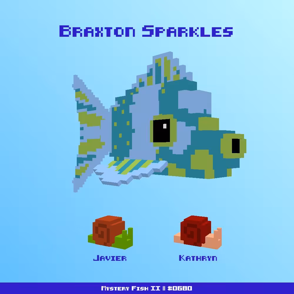 Braxton Sparkles :: Mystery Fish 0680/1000