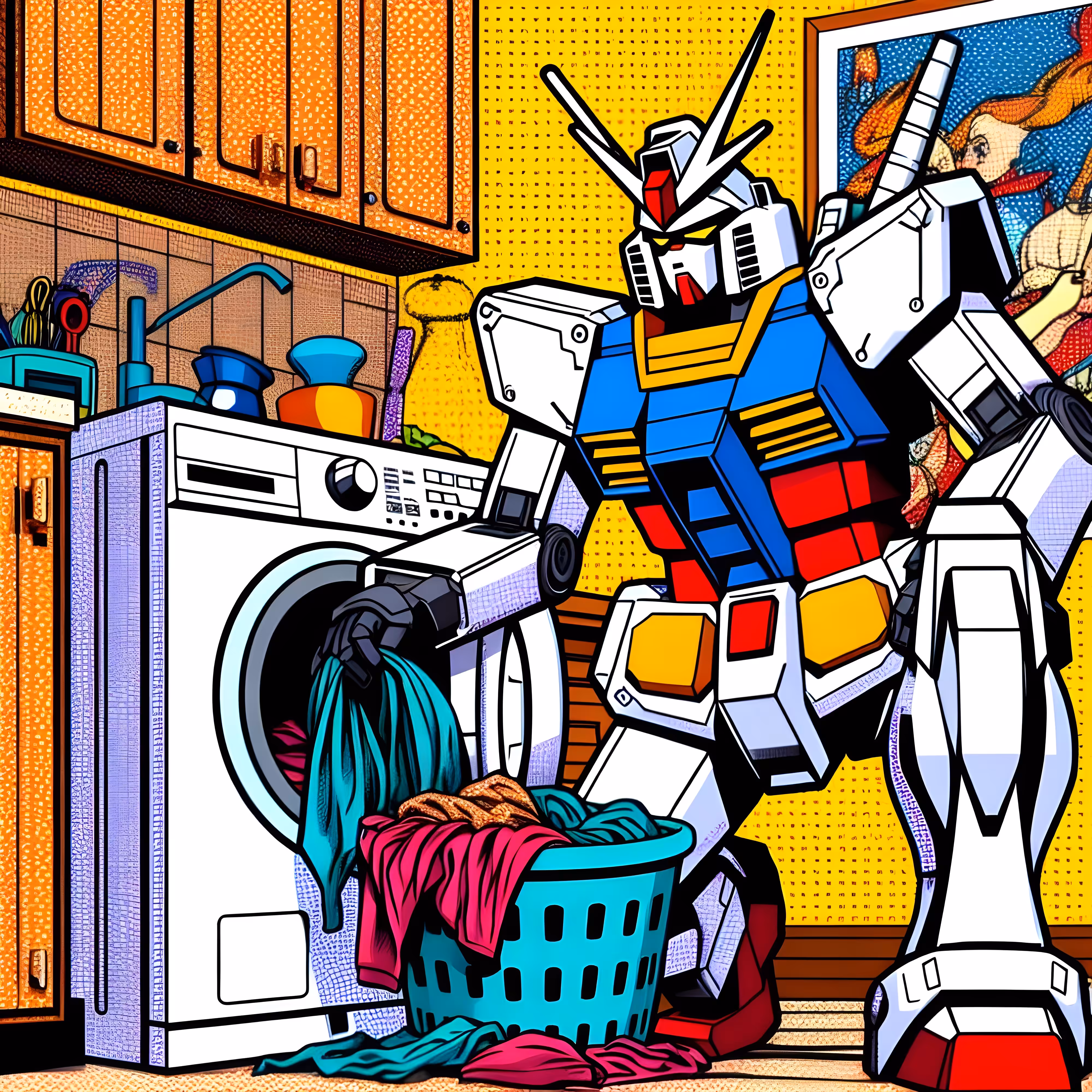 Doing laundry