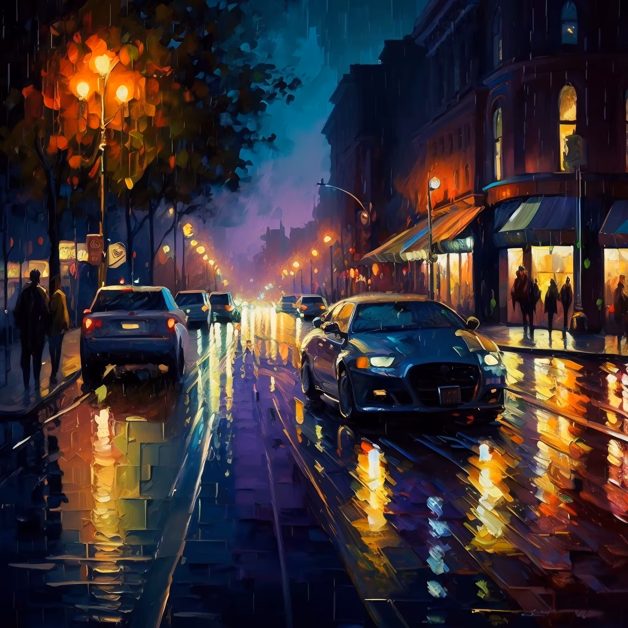Wet Pavement