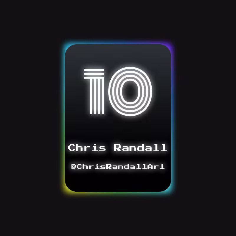 Collectible cards pack No.1 #10