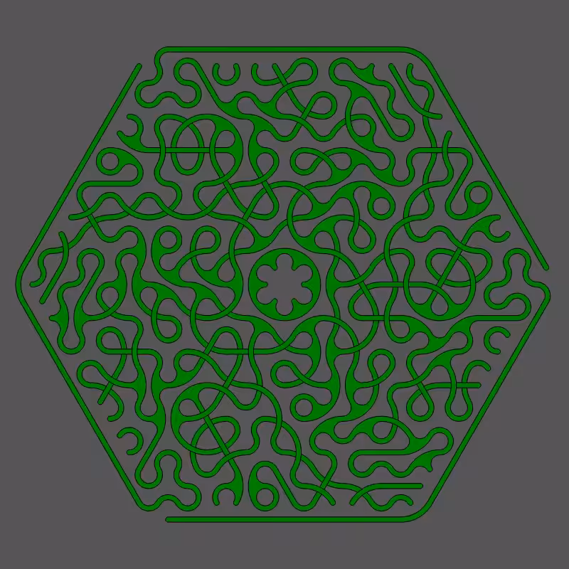 Threefold Symmetry - Dark Variations #168