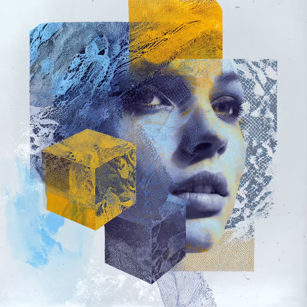 Golden Blocks Gaze