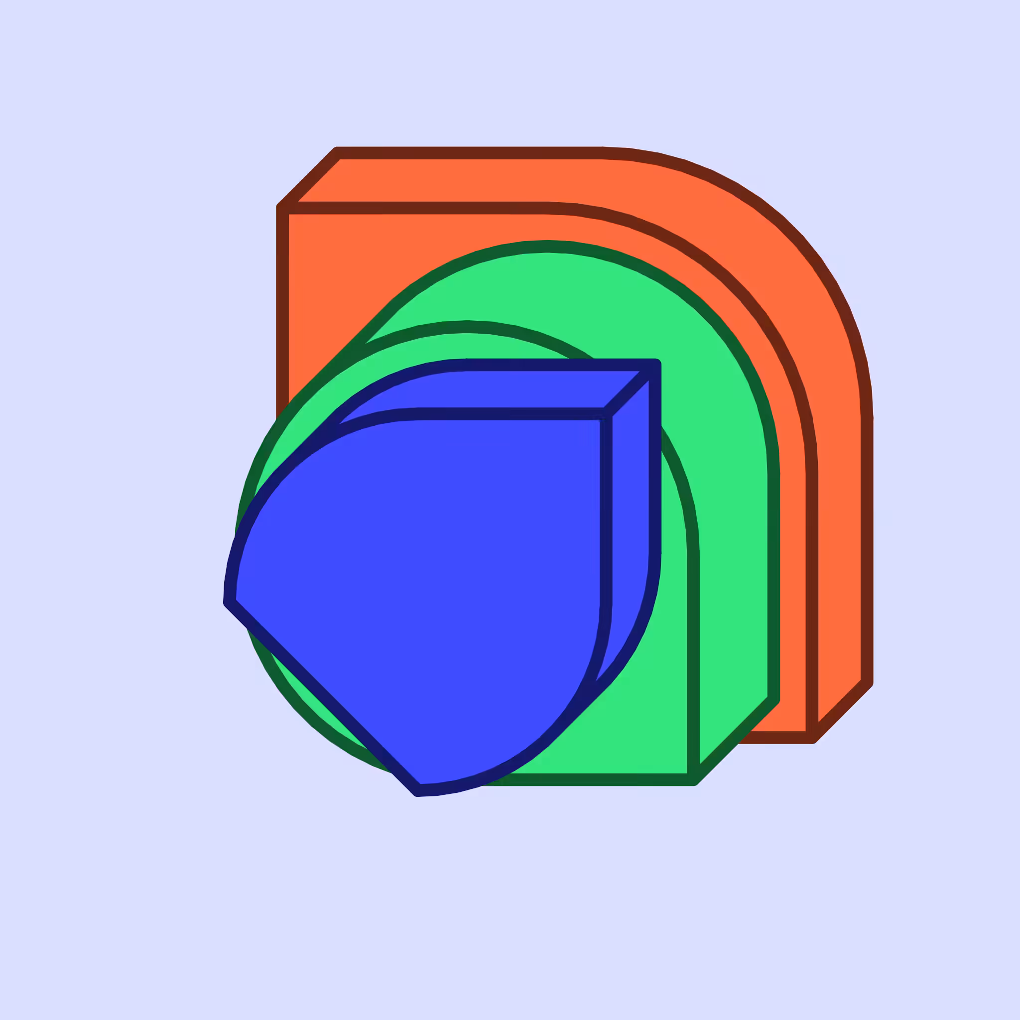 Calm shapes #1183