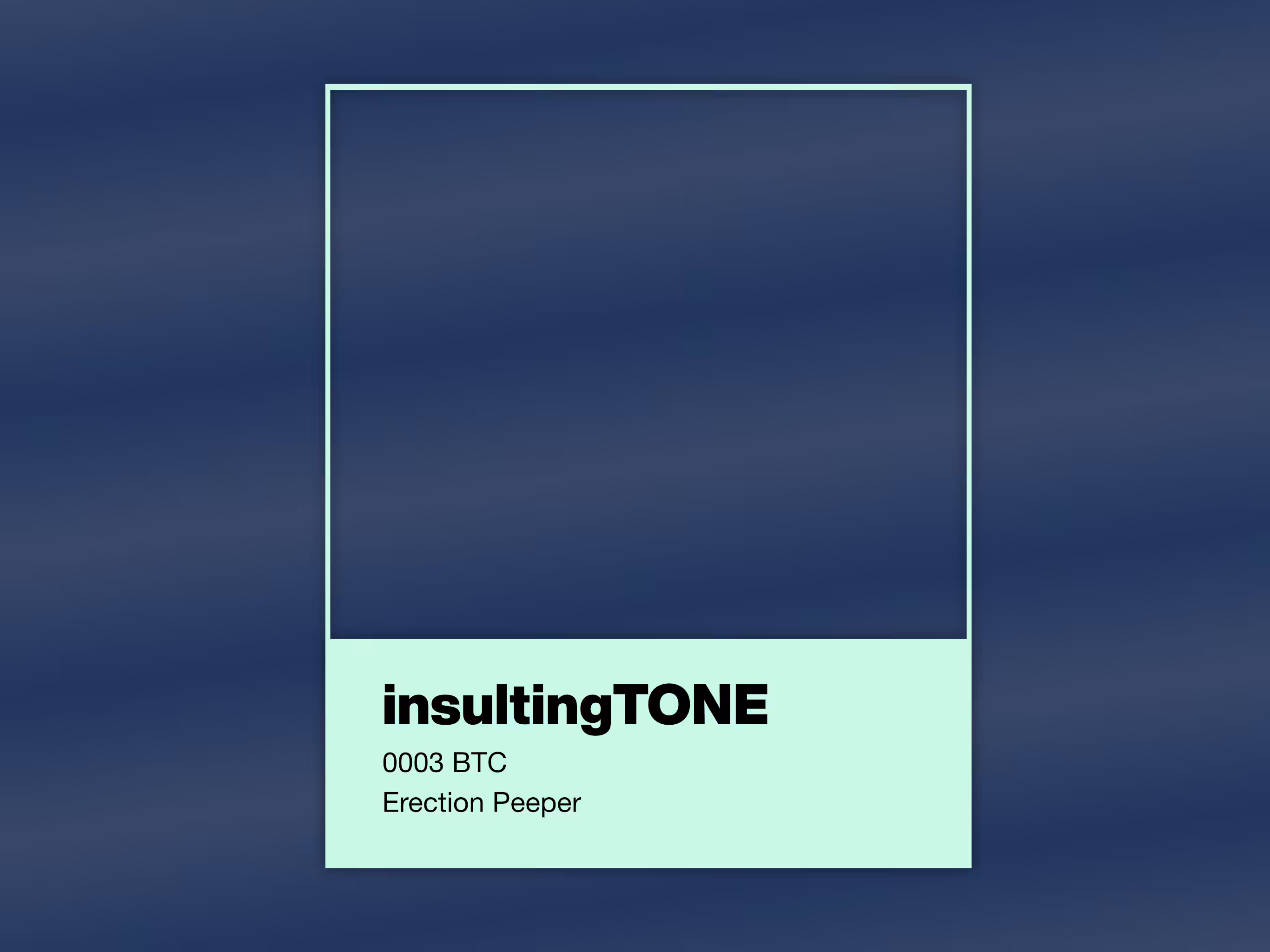 insultingTONE #3