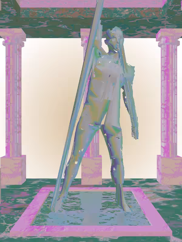 HeavenComputer: The Jazzy Matte Pale Green Man #2462