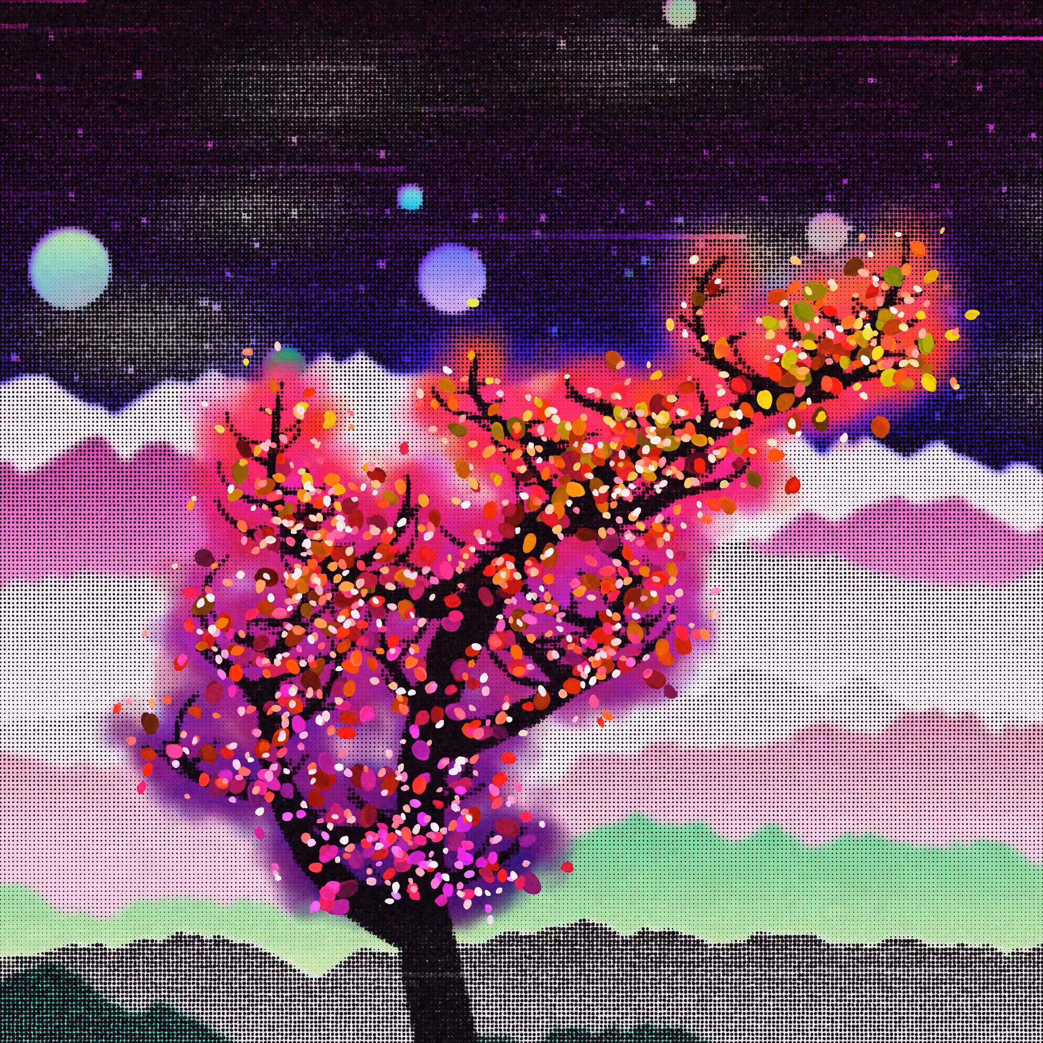 Dithered Branches #230