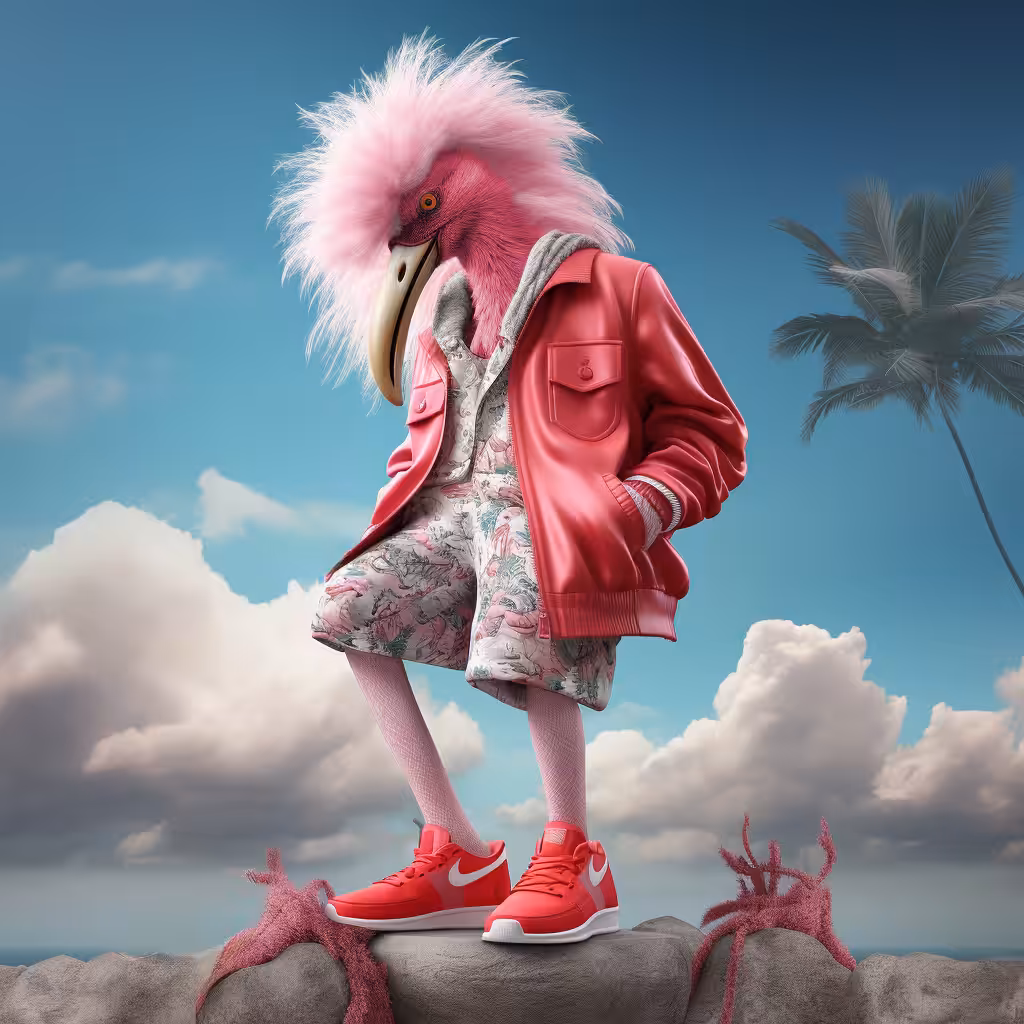 Hippie Flamingo