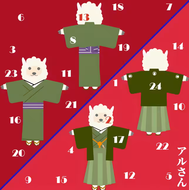 Scratchable Christmas calendar 2024 edition - feat @AL_san_JP