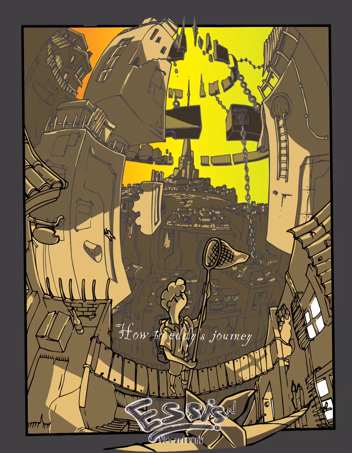 My book cover "Eddy's Journey phase 1"