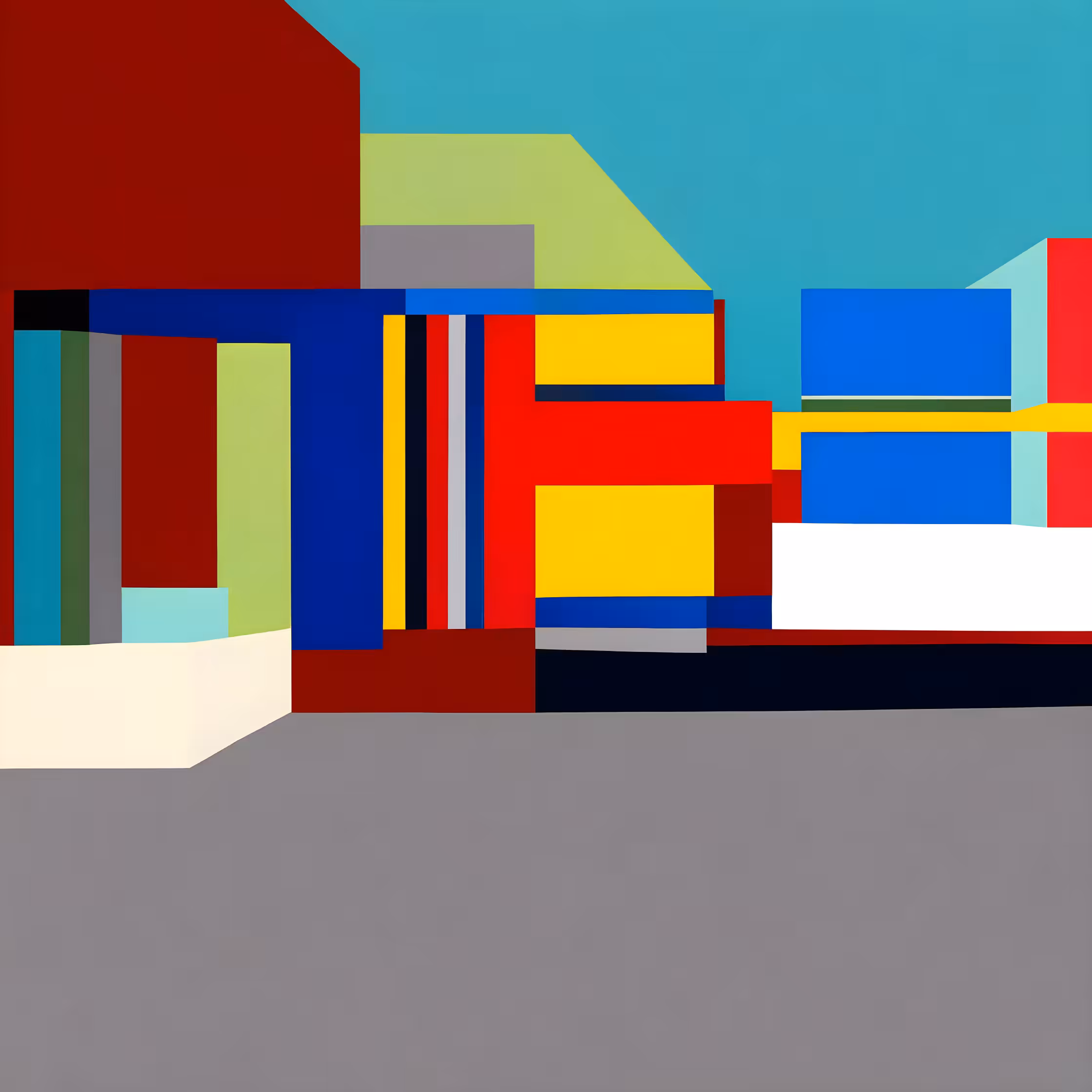 AI Colour Studies: AI Colour Study 016