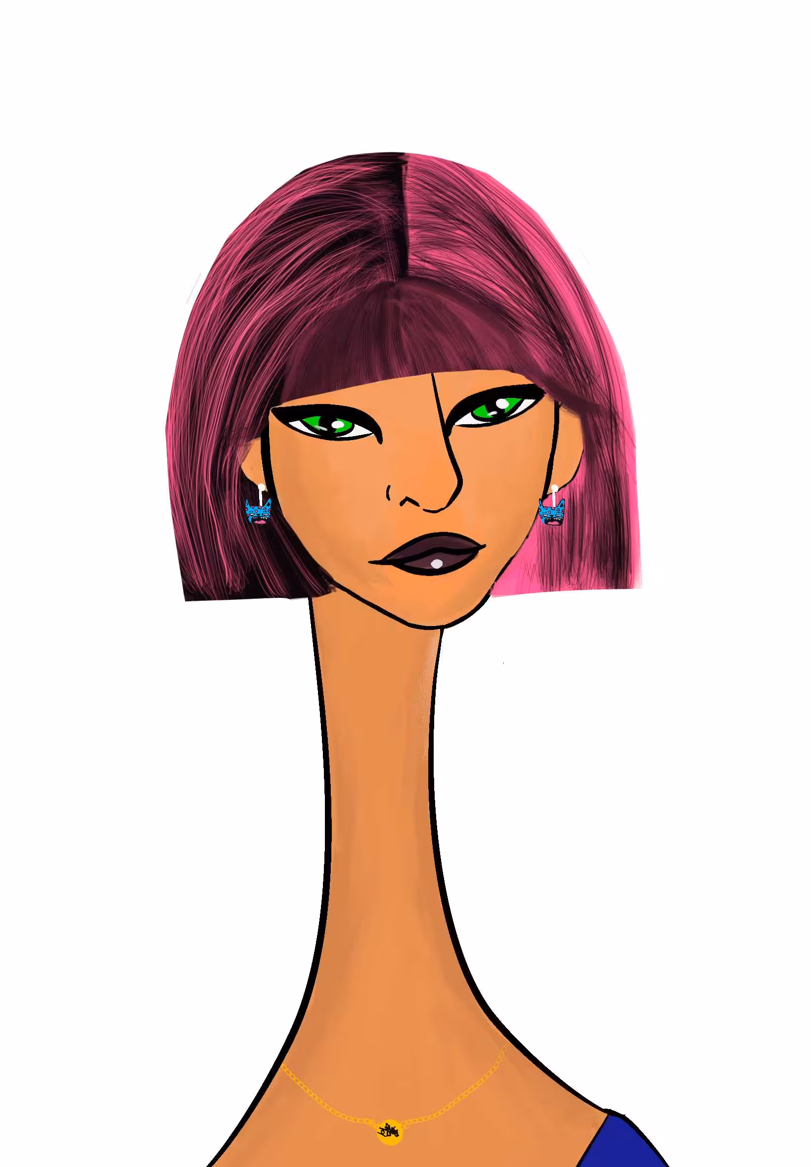 Long Neckie Ladies: Long Neckie Lady #1838