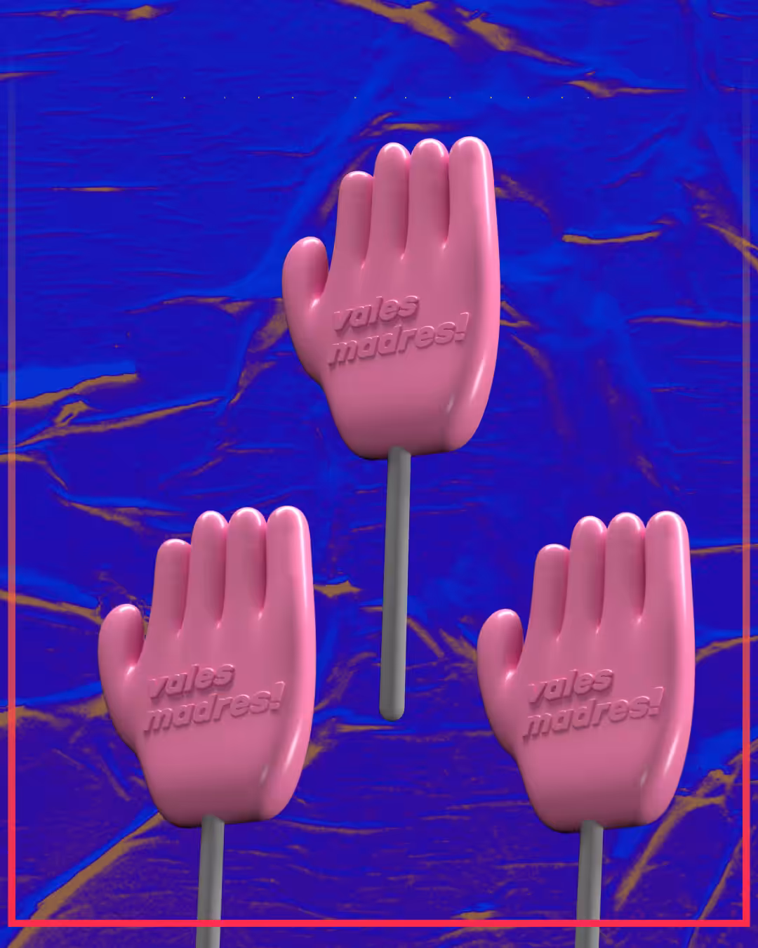 Manita de la suerte "vales madres!"