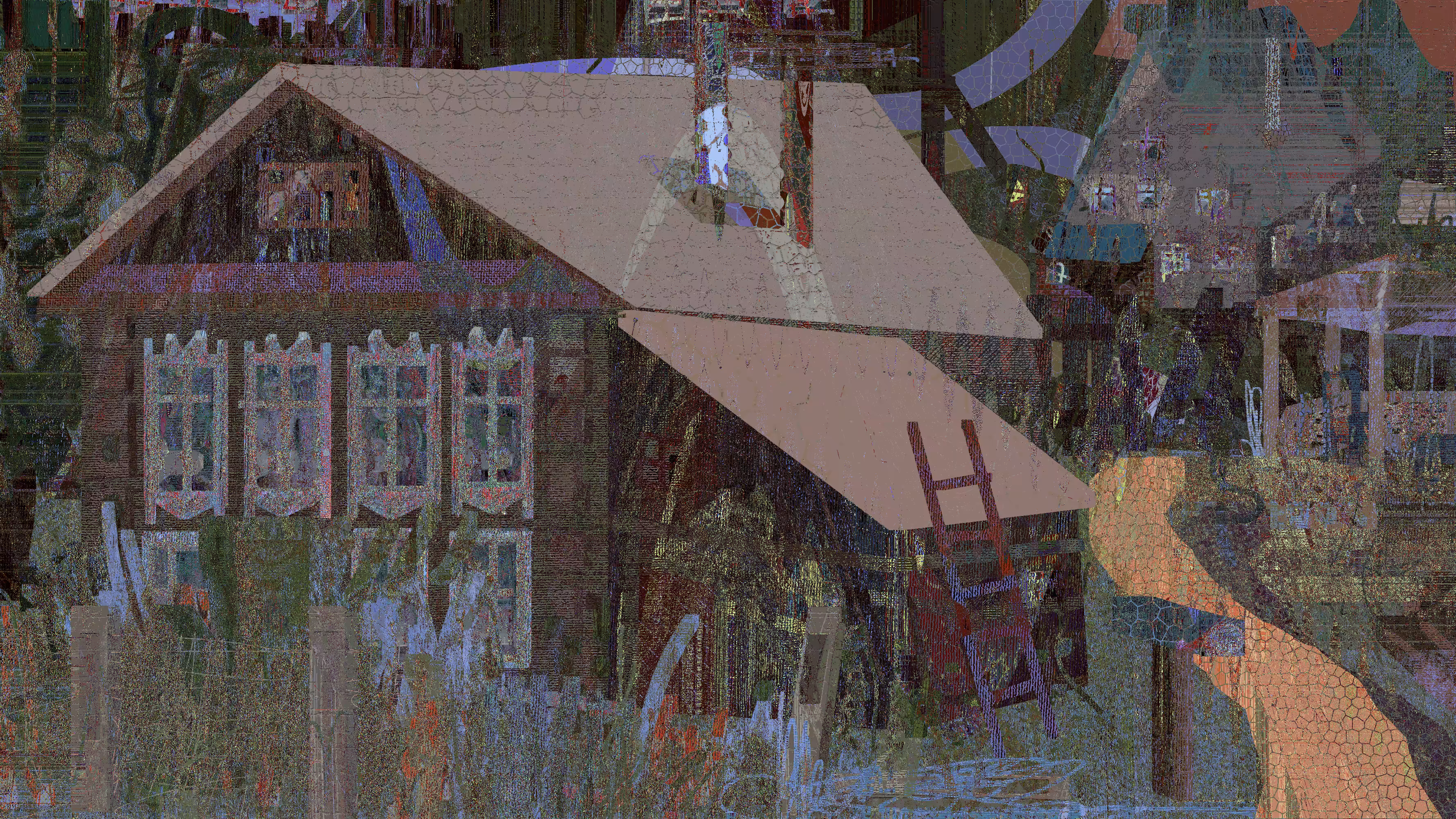 House that I took photo 4 years ago, but painted just recently 