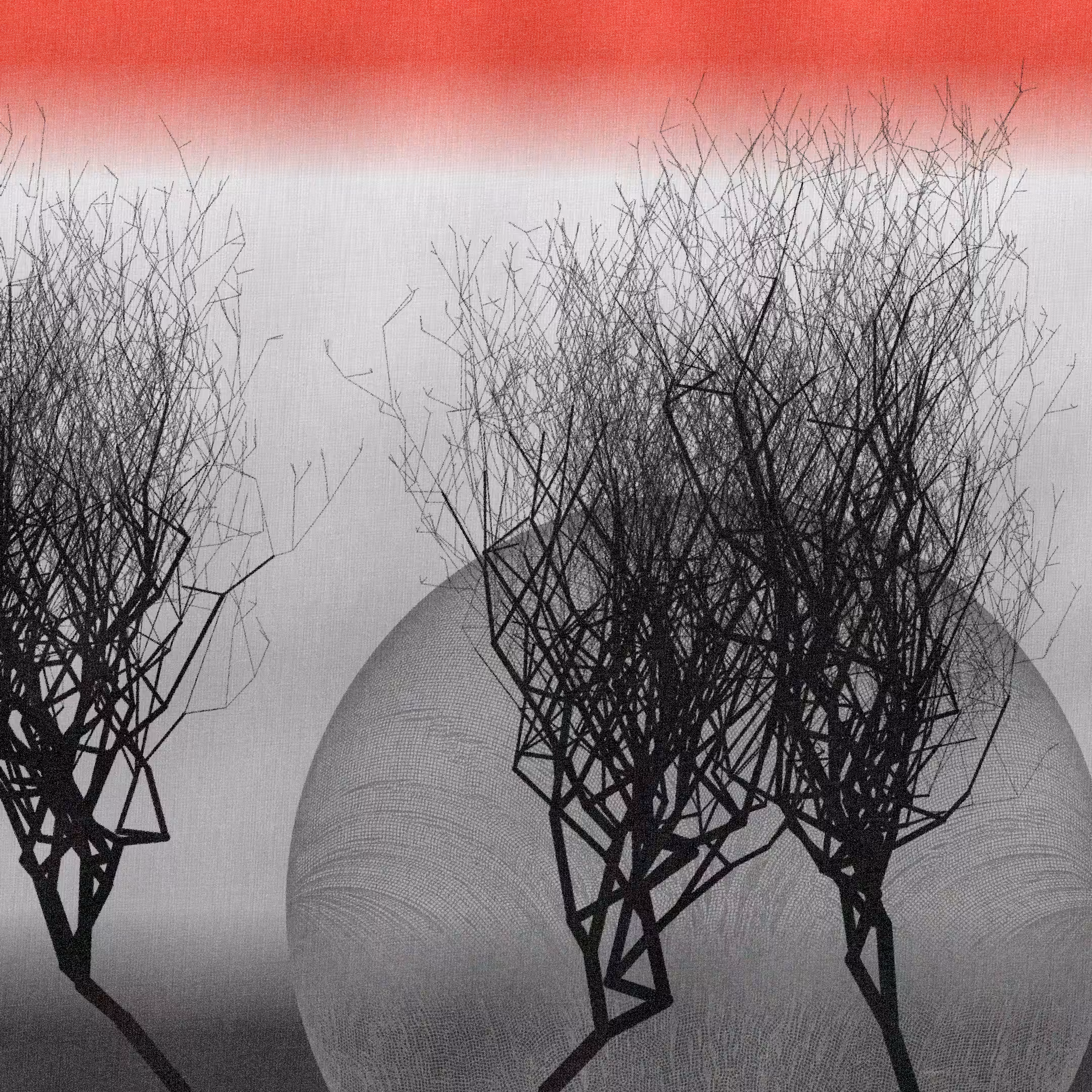 Three dead trees on earth #186