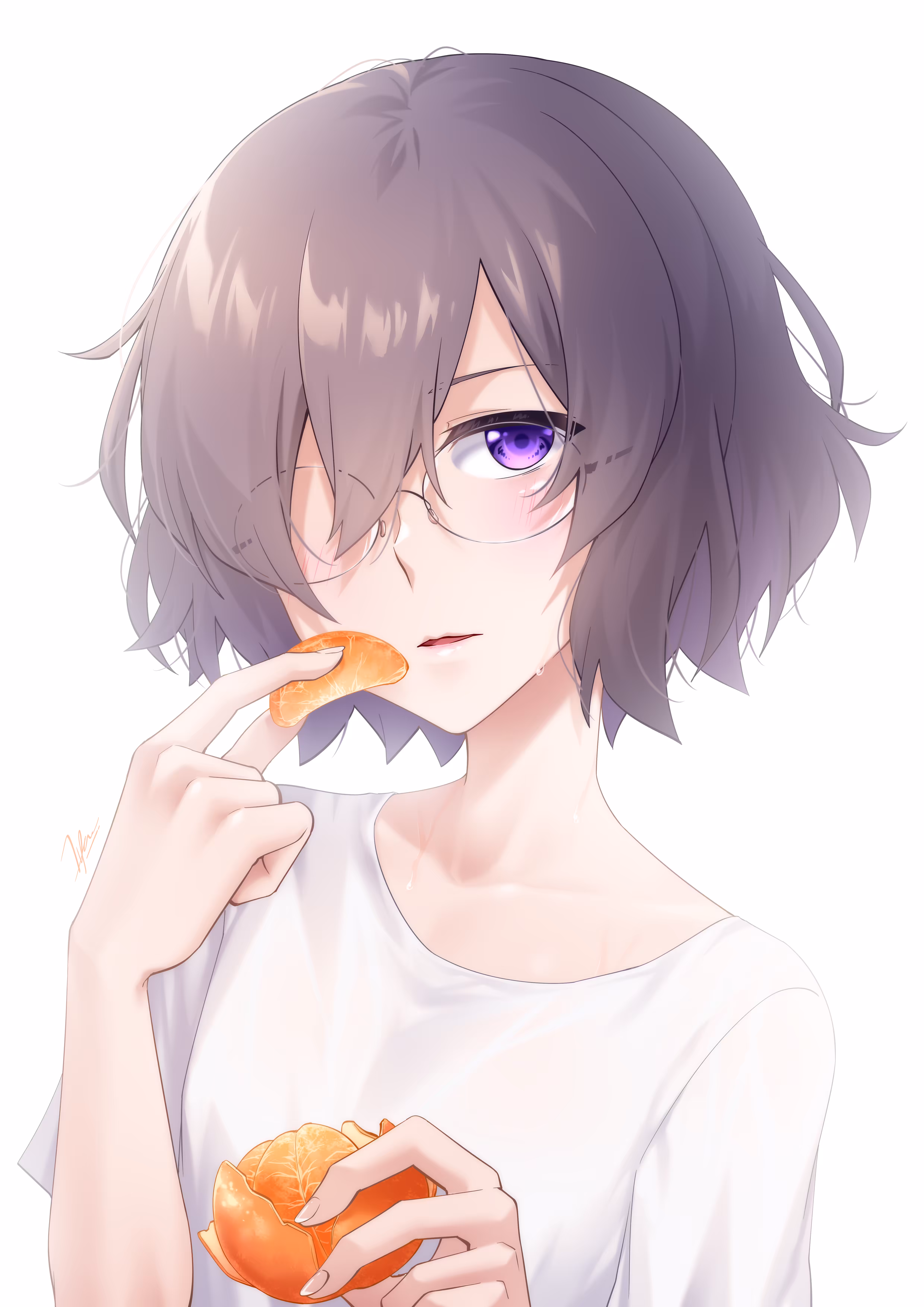Having a nice tangerine