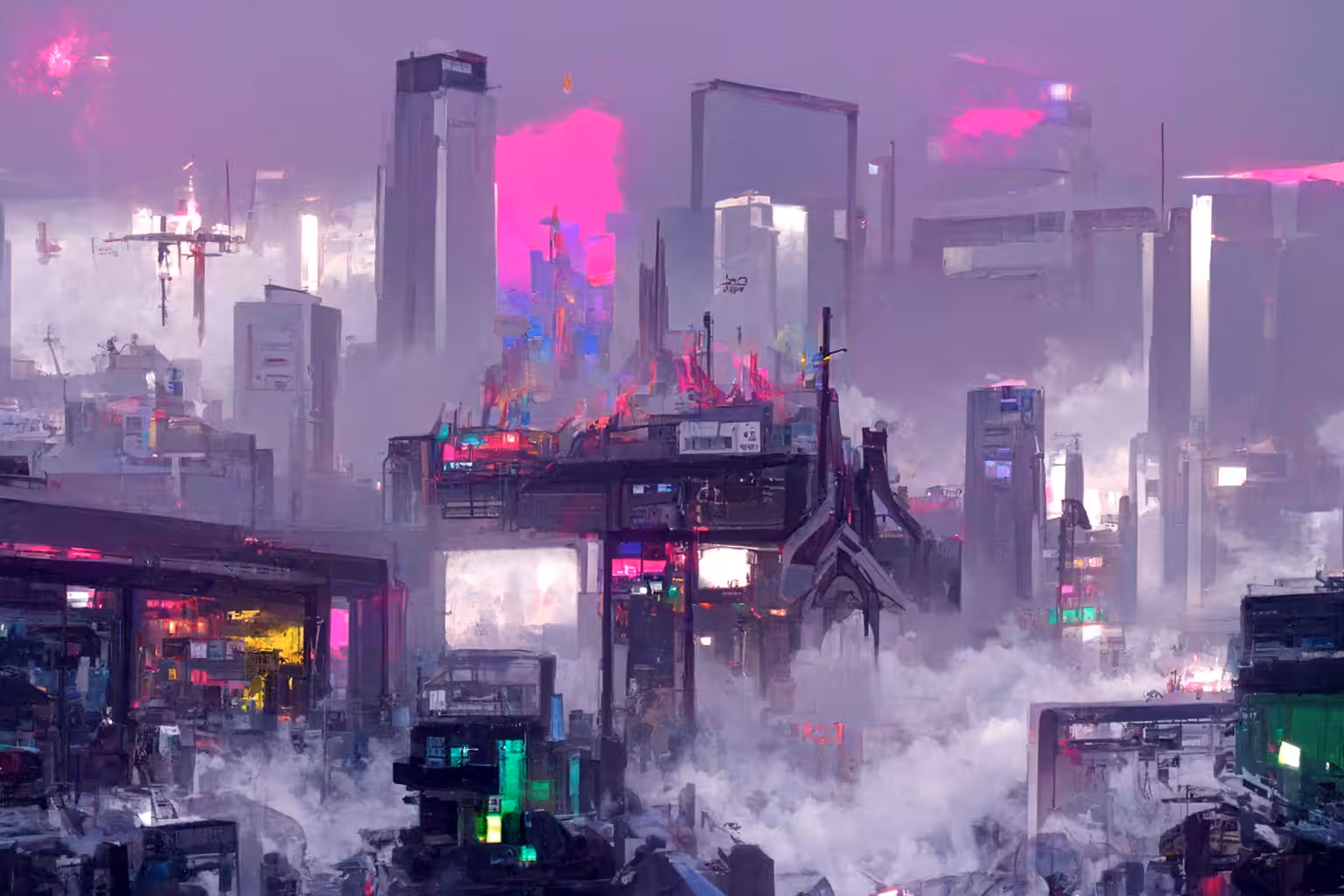 Cyberpunk Skyline 4