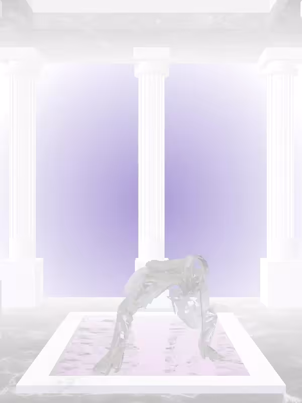 HeavenComputer: The Fragmented Rising Opalescent Onyx Woman #688