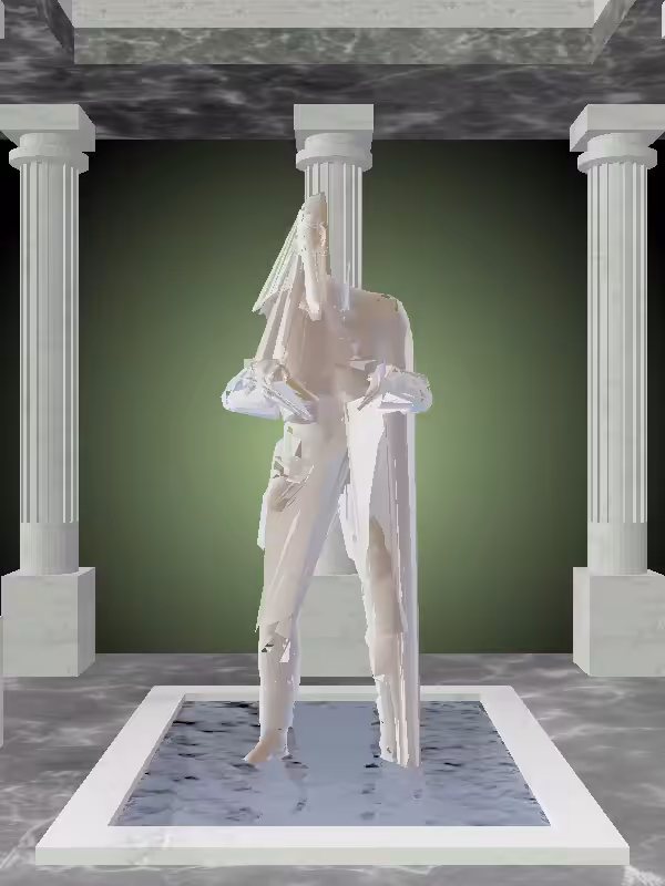 HeavenComputer: The Old Luminescent Beige Woman #6794
