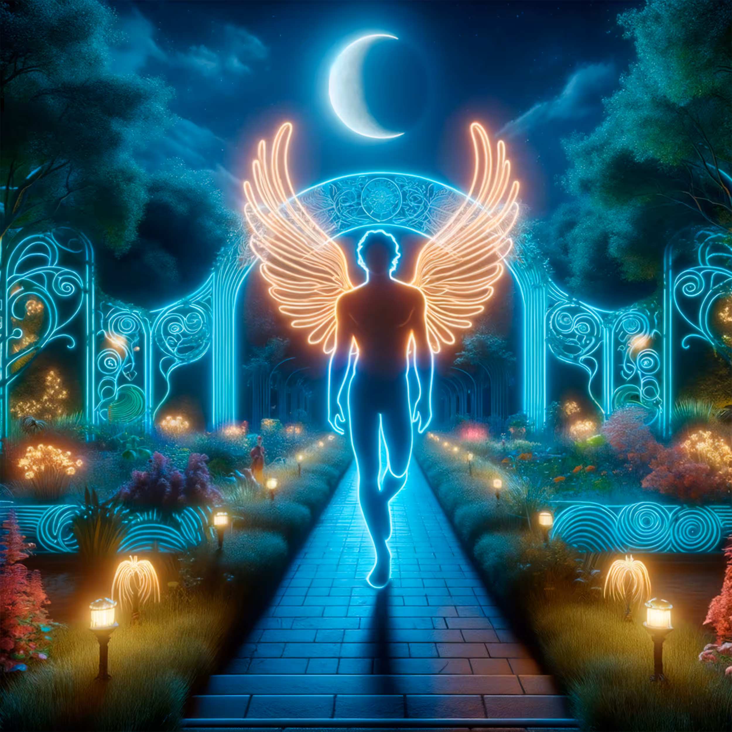 Guardian of the Neon Garden