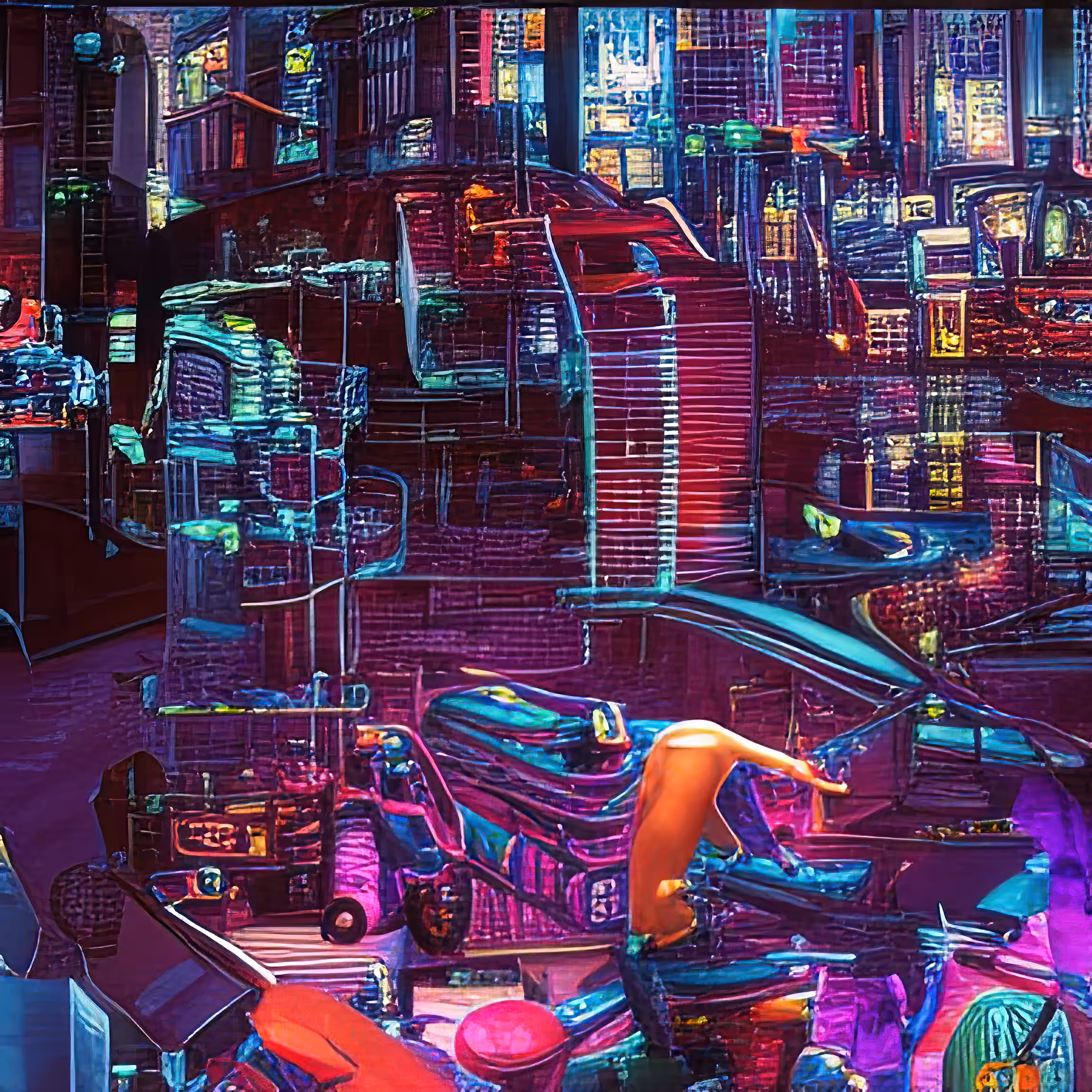 cybepunk city night 1326897758
