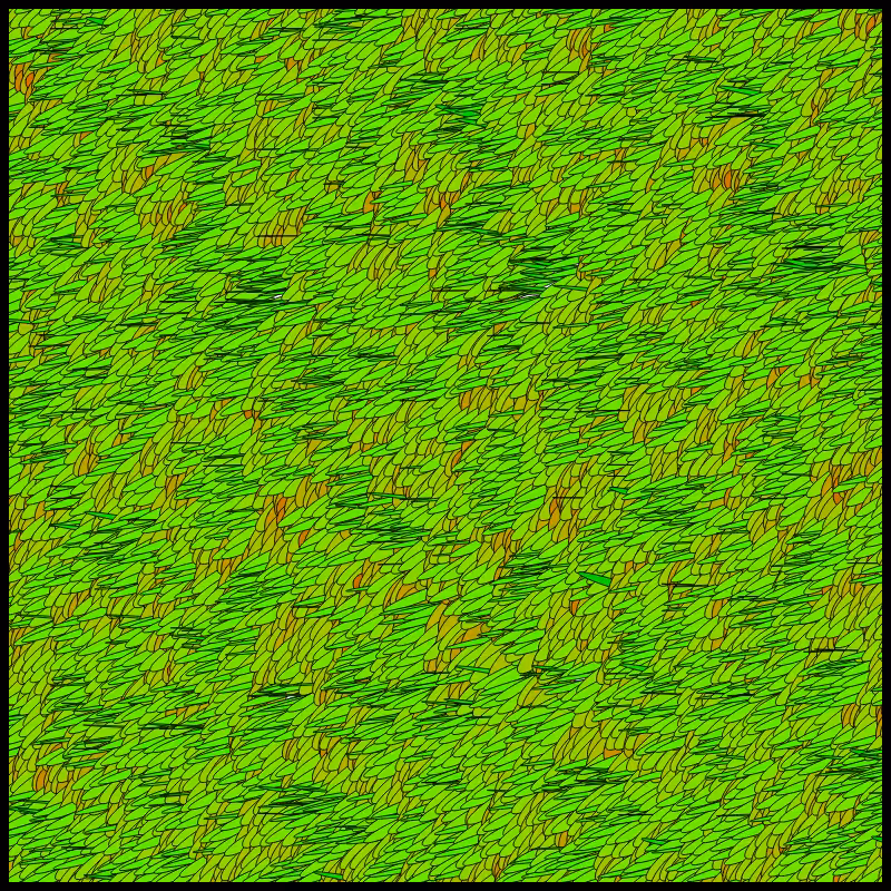 Flow Field Circles Triangle #51