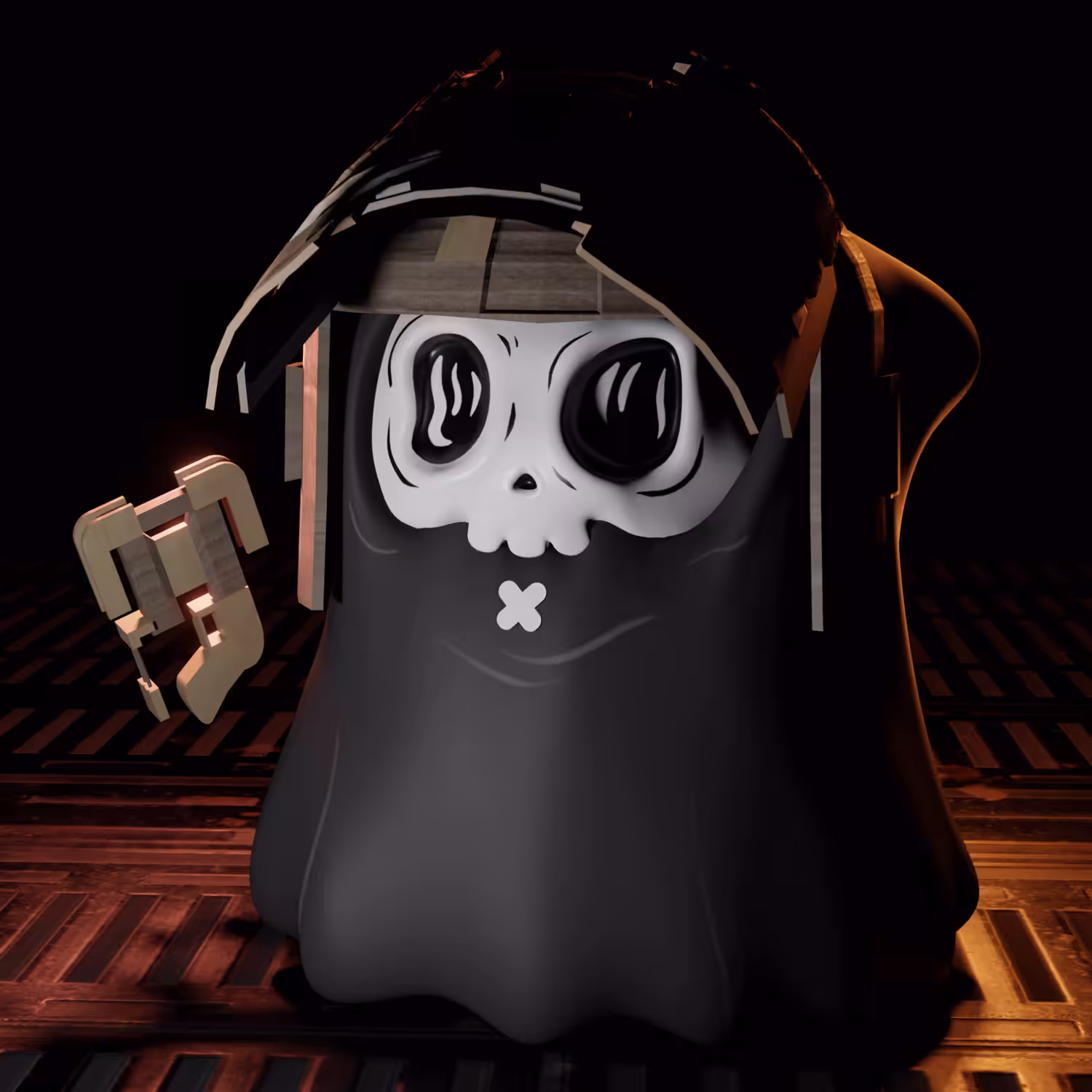 [ReaperBoy Cardboard Warriors] isaac card(board) / Bad Luck Engineer