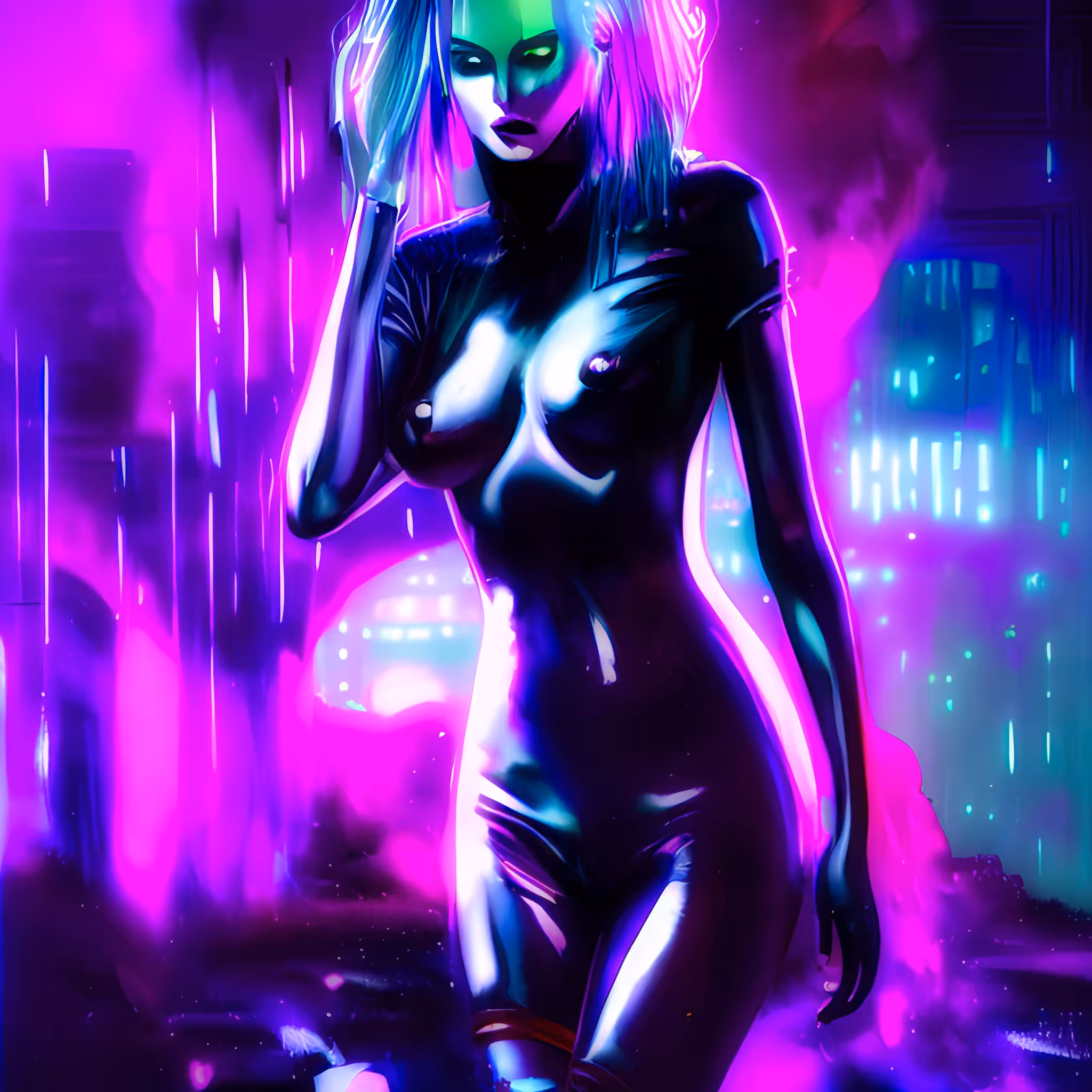 Neo-Cyberpunk Noir #22