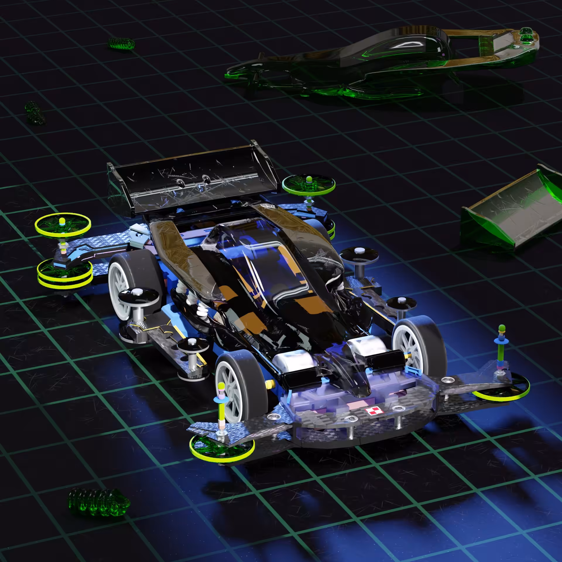 ToysOBJKT005: H=nmiya Super Mini 4WD: Dashtute X 
