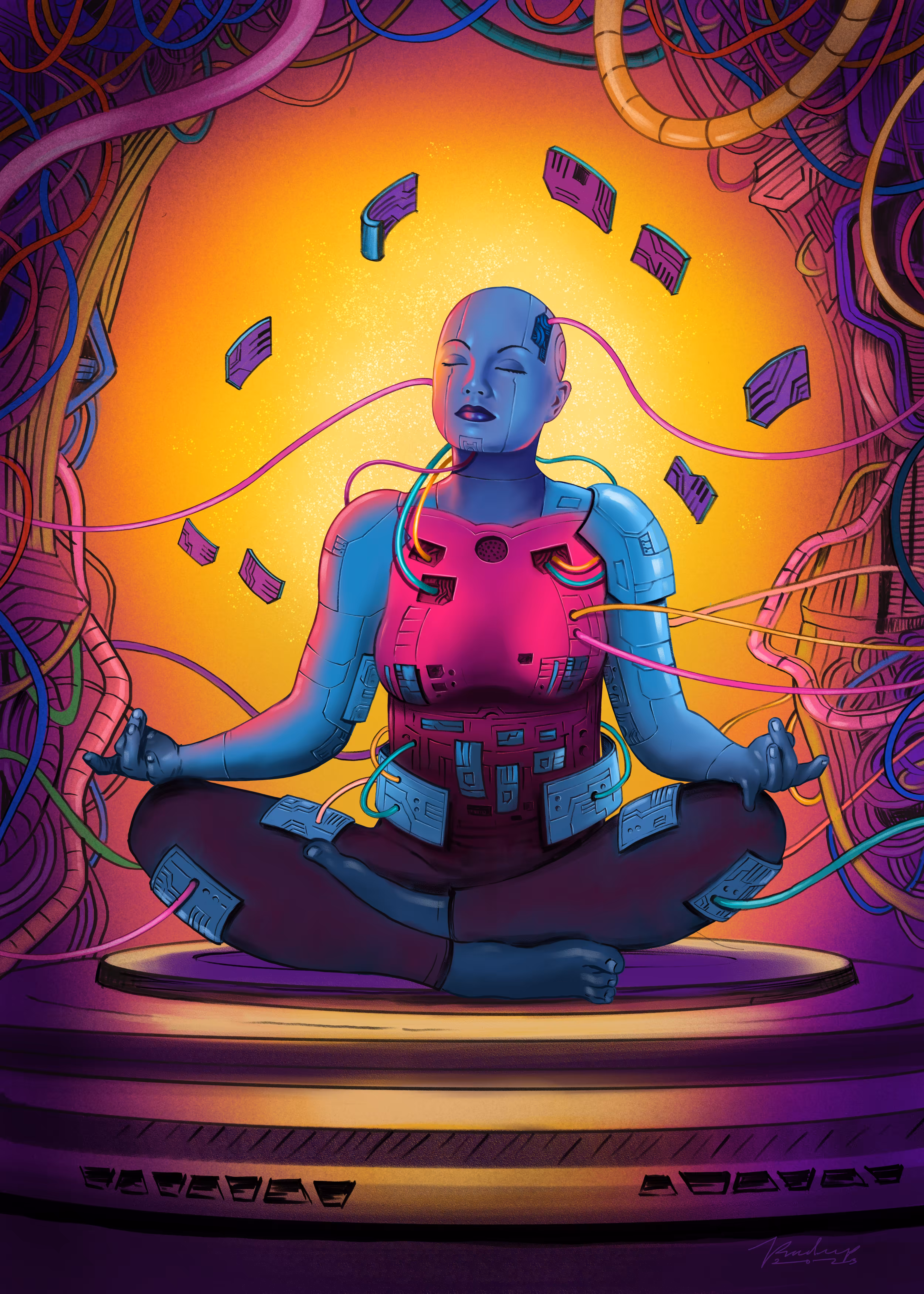 Meditation mode on