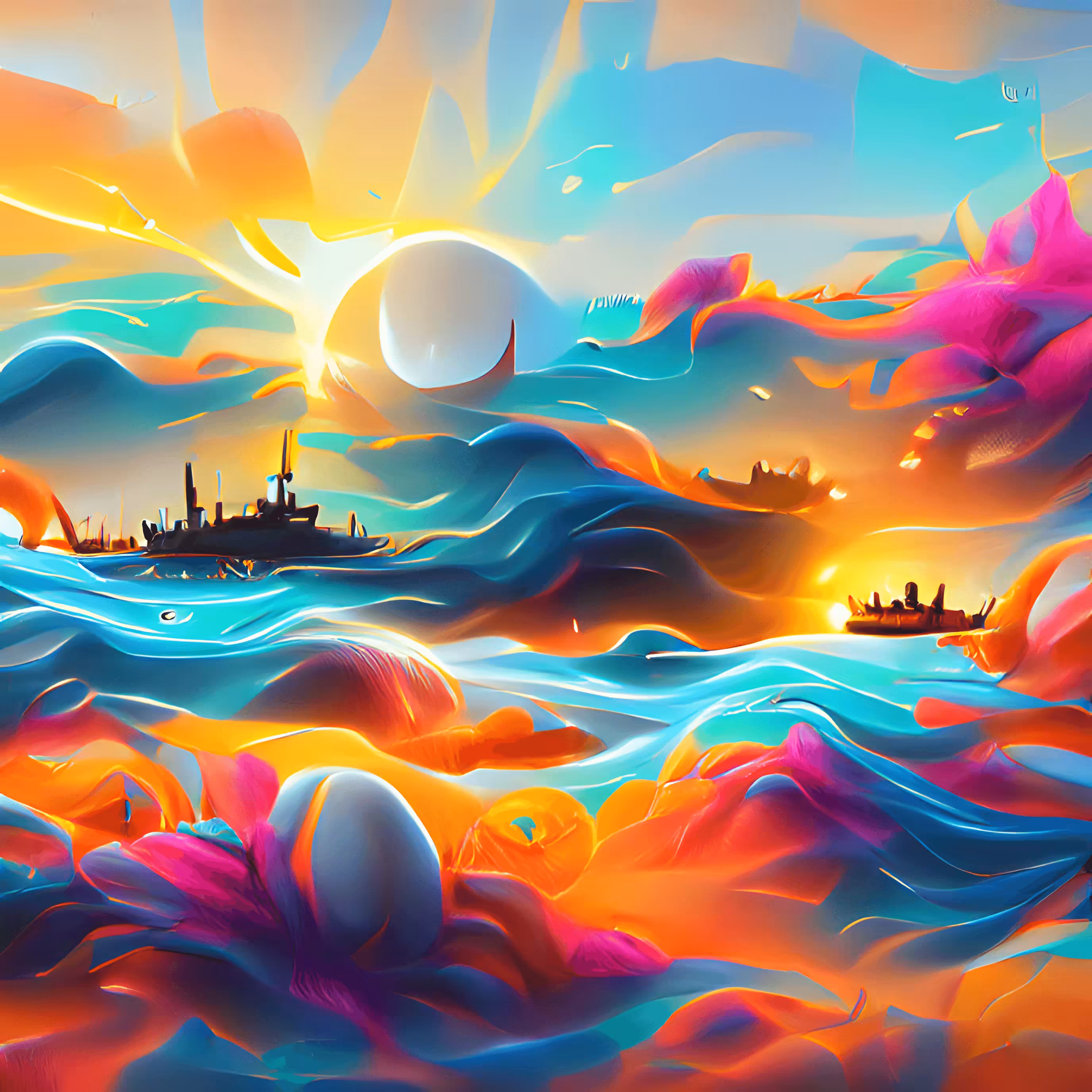 Calm Ocean Sunrise